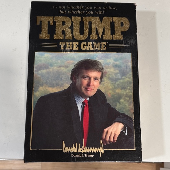 Milton Bradley Trump The Game 1989 Board Game Vintage